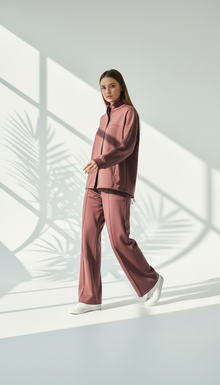 بدلة نسائي بازرار مخفية