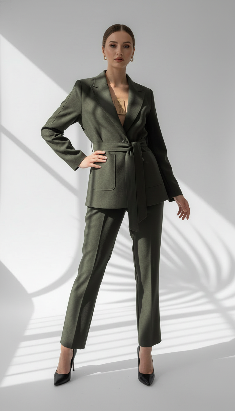 بدلة نسائي كلاسيكي