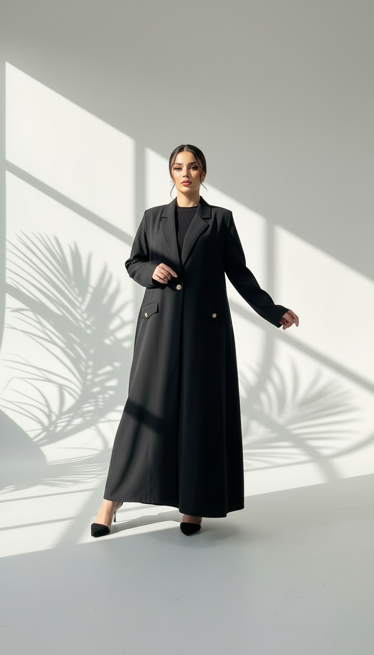 جاكيت طويل بلاسية