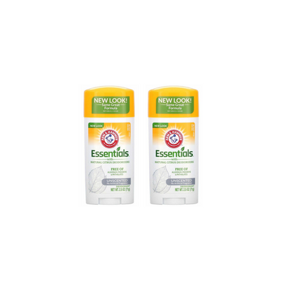 مزيل العرق Arm & Hammer Essentials بدون رائحة – حماية طبيعية ضد الروائح – 71 جرام