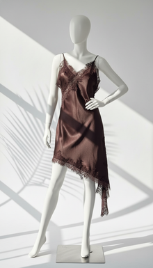 فستان نسائي بقصة مائلة