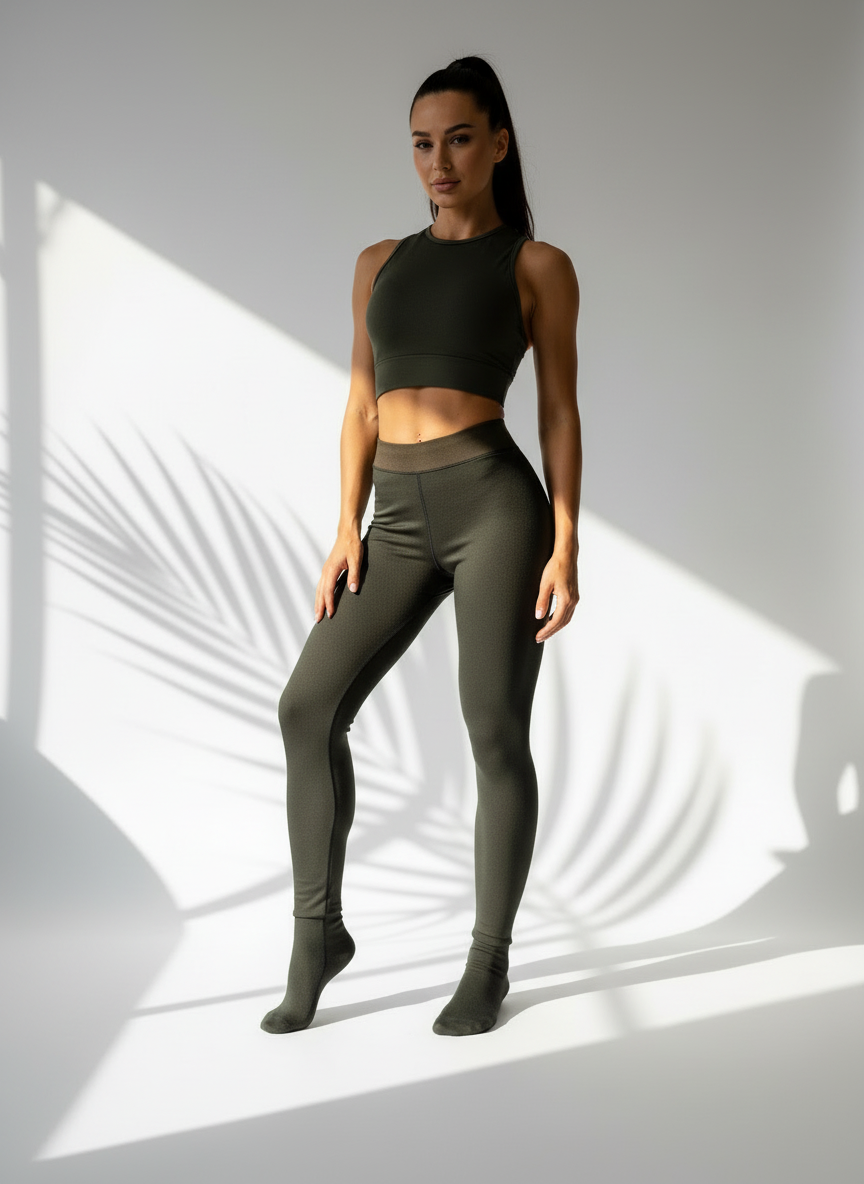 ليقنز نسائي بخصر عالي