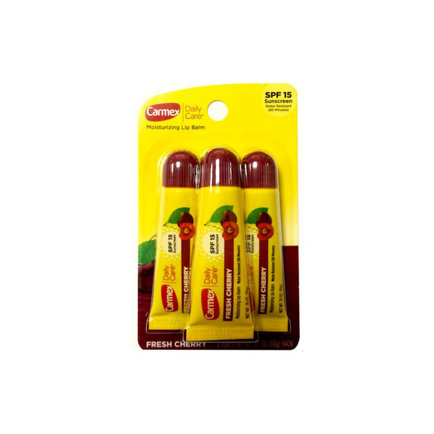 Carmex بلسم الشفاه بنكهة الكرز – 3 قطع