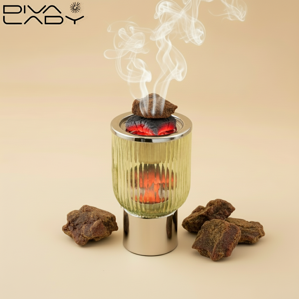 مبخر كريستال شفاف