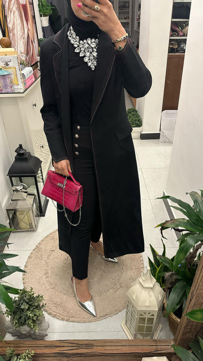 جاكيت نسائي بياقة رسمية