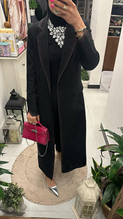 جاكيت نسائي بياقة رسمية