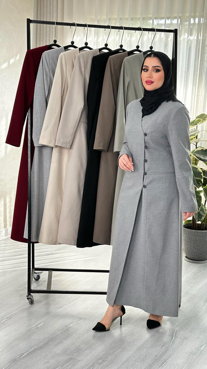 جاكيت نسائي ازرار جانبية