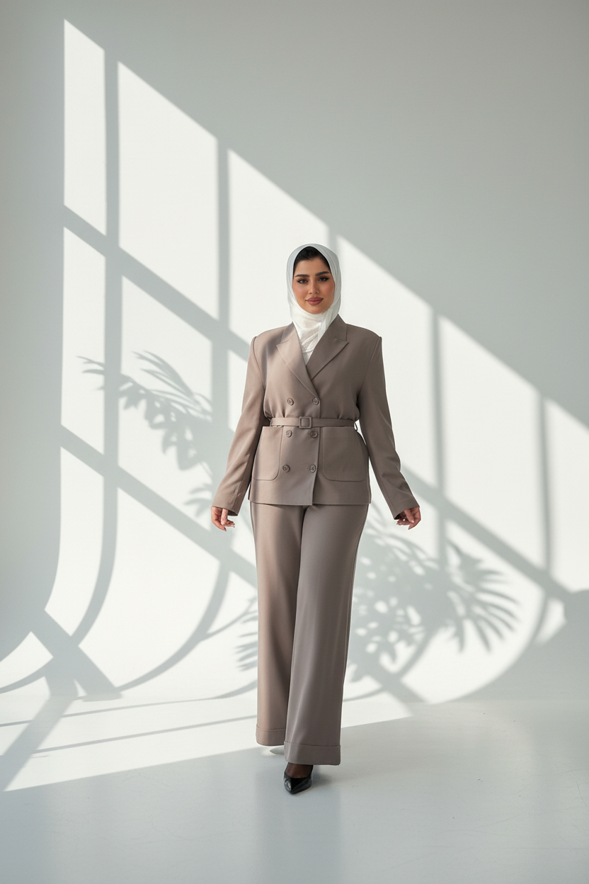 بدلة نسائي باربع ازرار