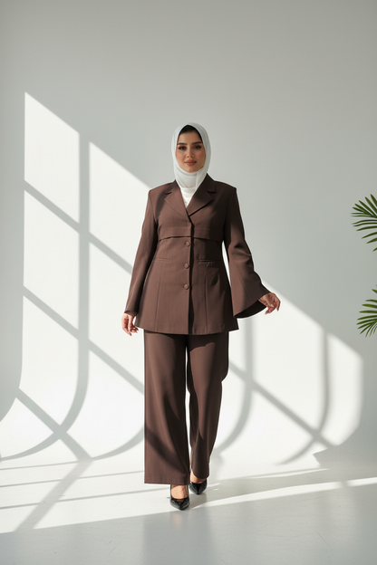 بدلة نسائي بردة صدرية