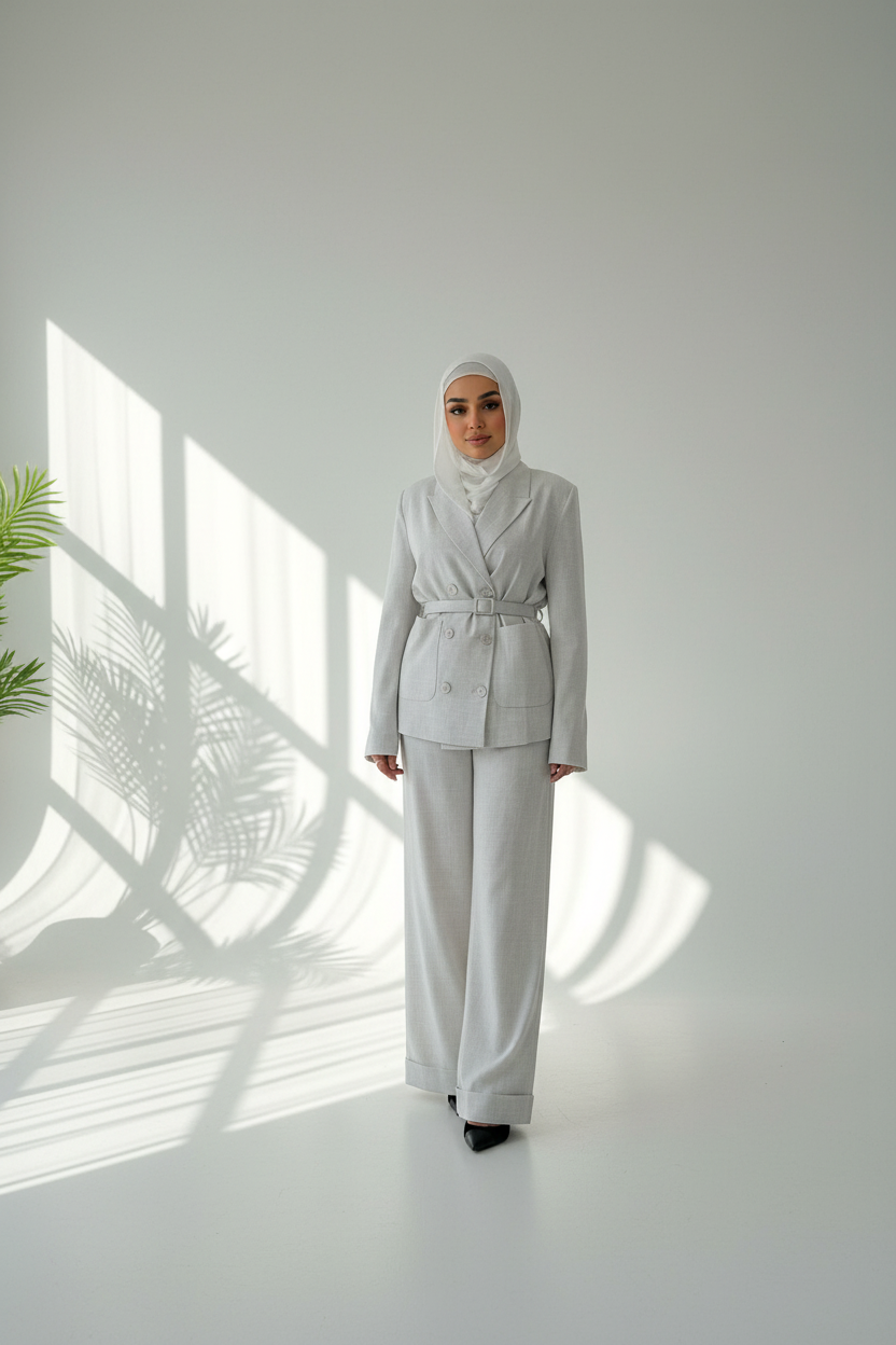 بدلة نسائي باربع ازرار