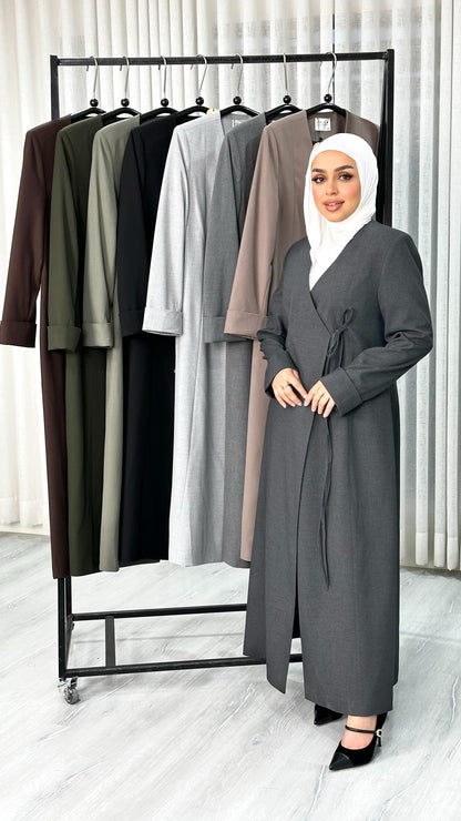 جاكيت نسائي لف طويل