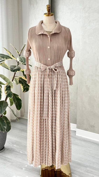 فستان نسائي تنورة مطبعة