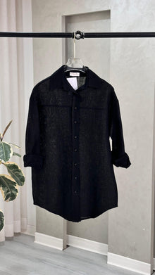 قميص نسائي شبه شفاف