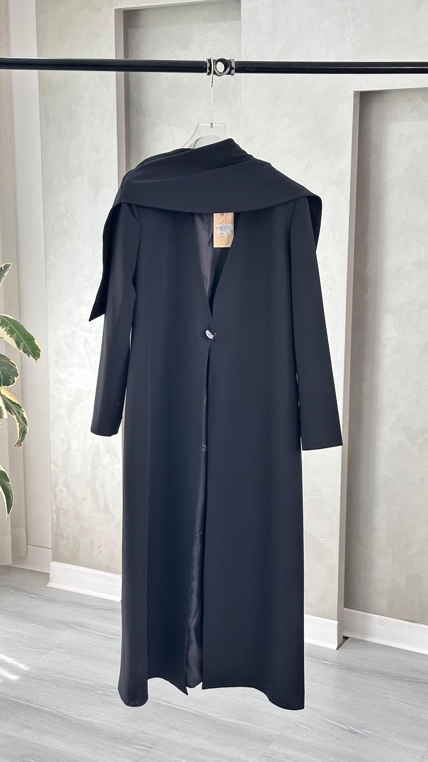 جاكيت شال زر