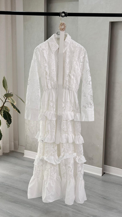 فستان نسائي مكشكش