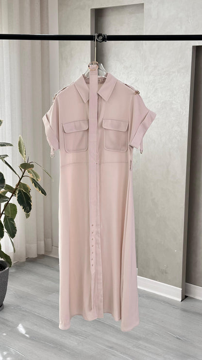 فستان نسائي بقصة قميصية