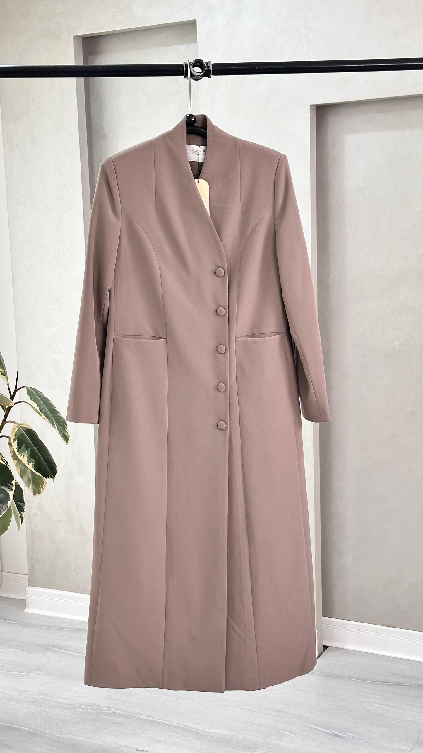 جاكيت نسائي ازرار جانبية