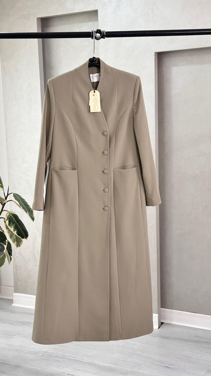 جاكيت نسائي ازرار جانبية