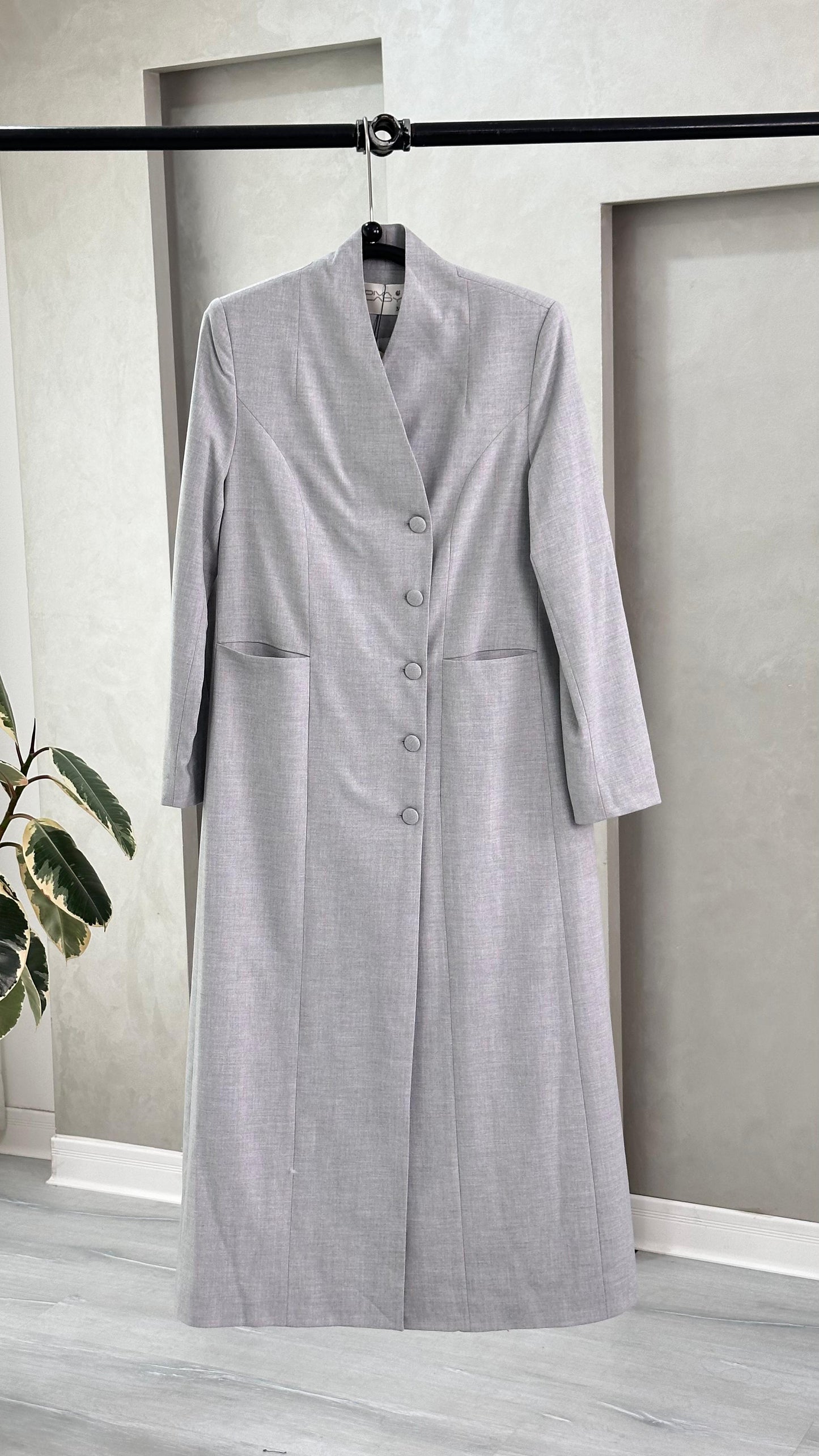 جاكيت نسائي ازرار جانبية