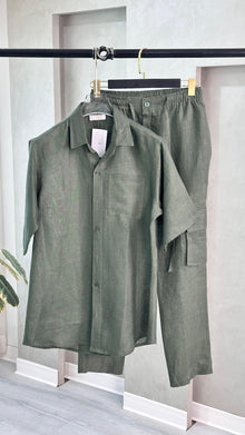 بدلة رجالي بنطلون كارجو