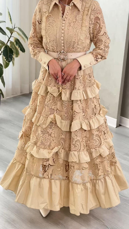 فستان نسائي مكشكش