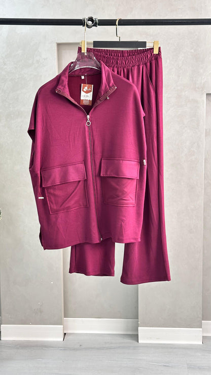 بدلة نسائي جاكيت واسع