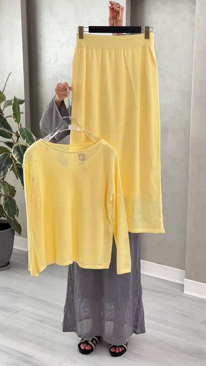 بدلة شبك3 قطع