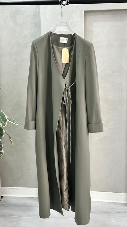 جاكيت نسائي لف طويل