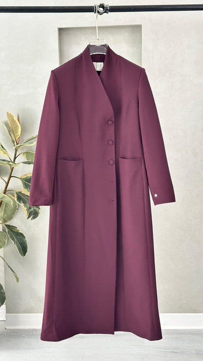 جاكيت نسائي ازرار جانبية