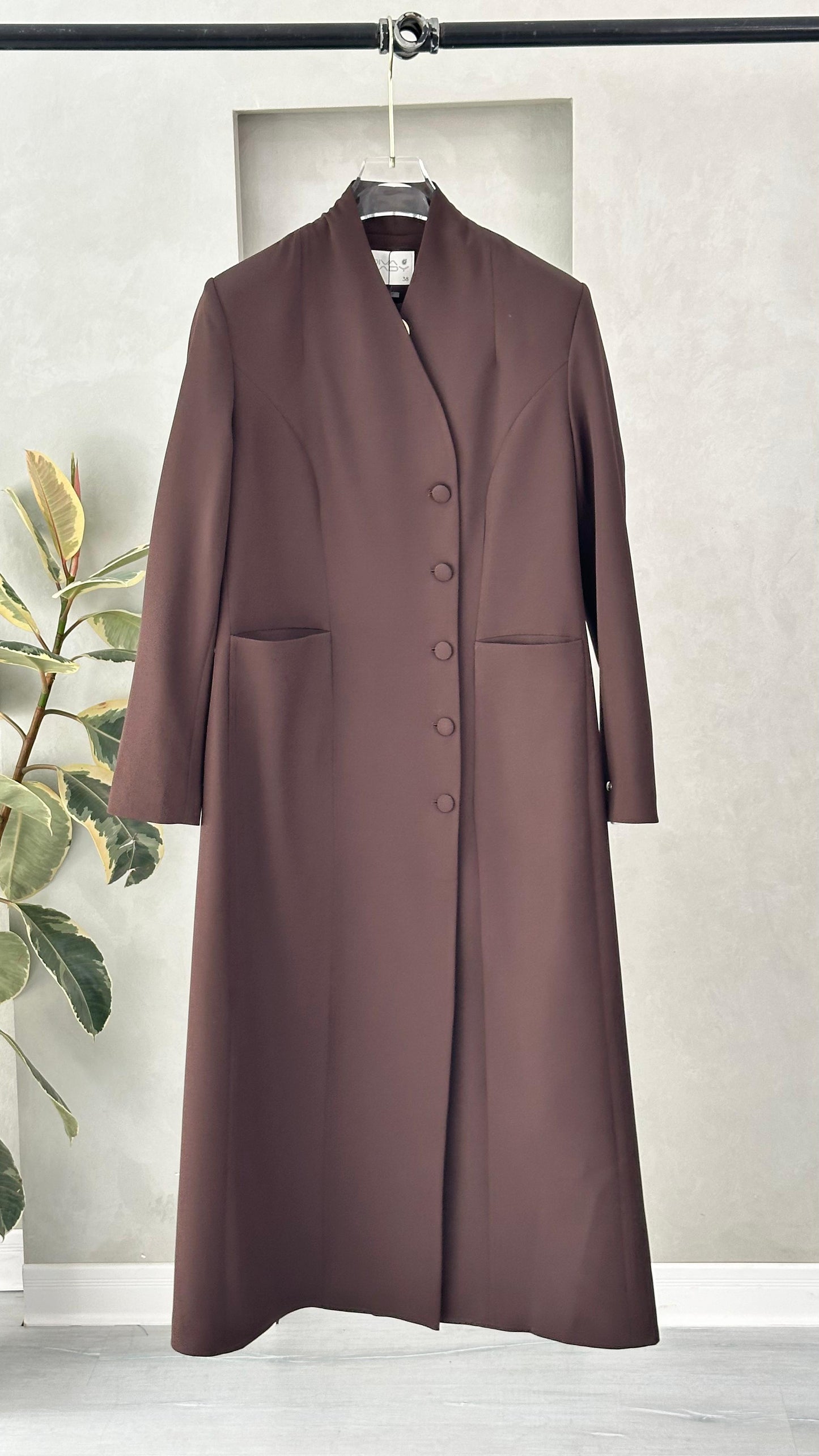 جاكيت نسائي ازرار جانبية