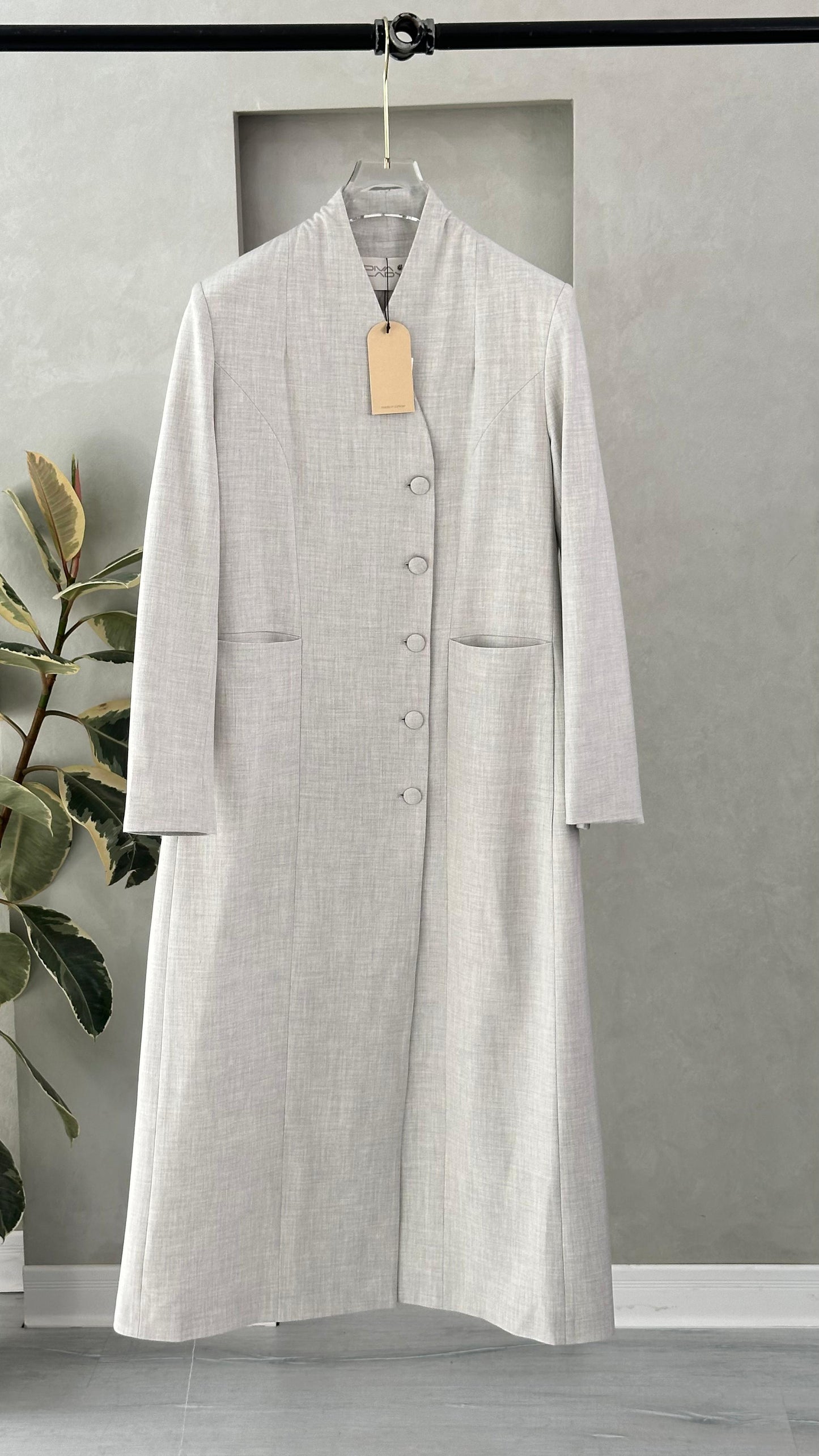 جاكيت نسائي ازرار جانبية