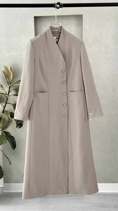 جاكيت نسائي ازرار جانبية