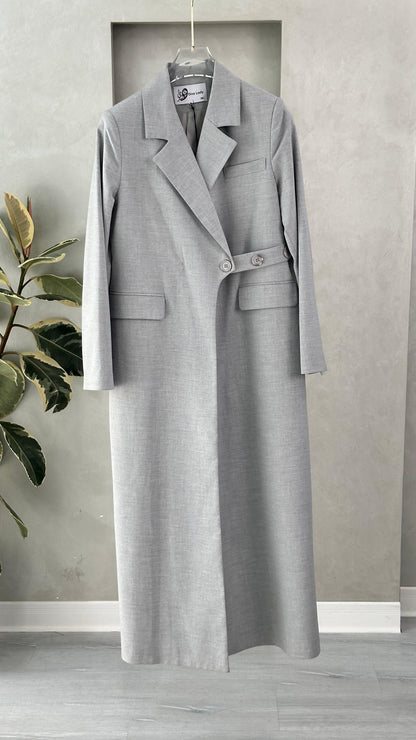 جاكيت حزام ع جنب ازرار