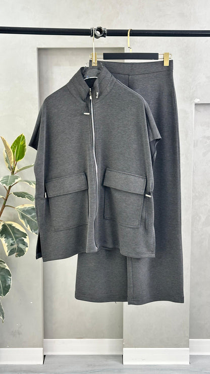 بدلة نسائي جاكيت واسع