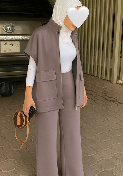 بدلة نسائي جاكيت واسع