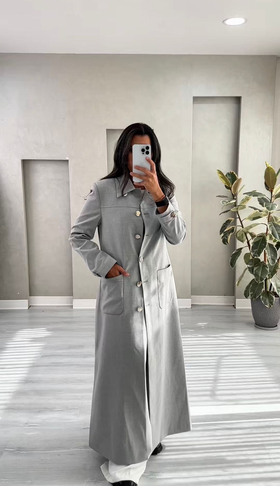 جاكيت نسائي طويل