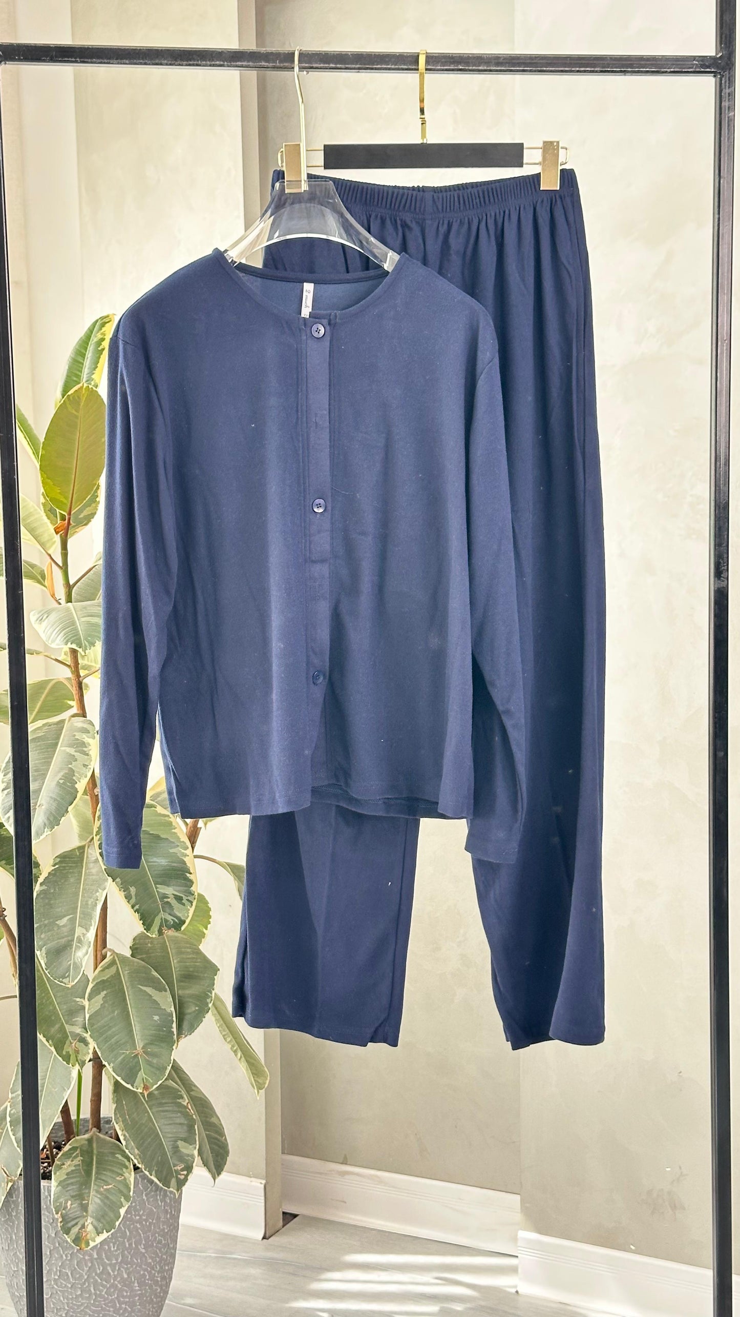 بيجامة نسائي بنطلون عريض