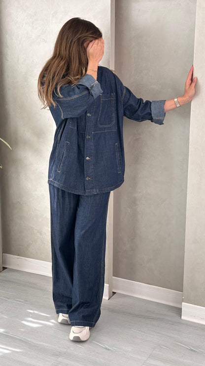 بدلة جينز نسائي