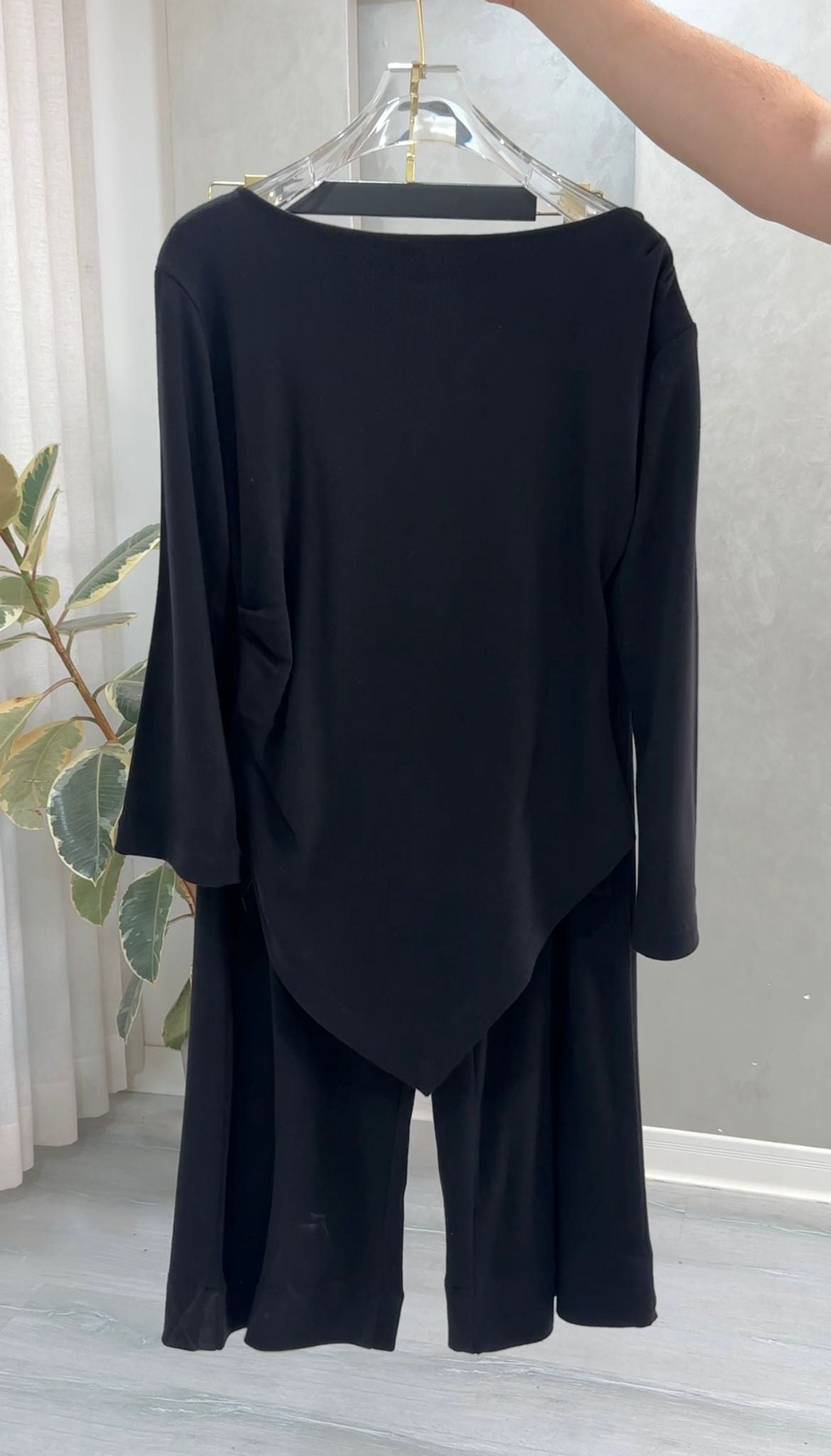 بدلة نسائي حواف غير متماثلة