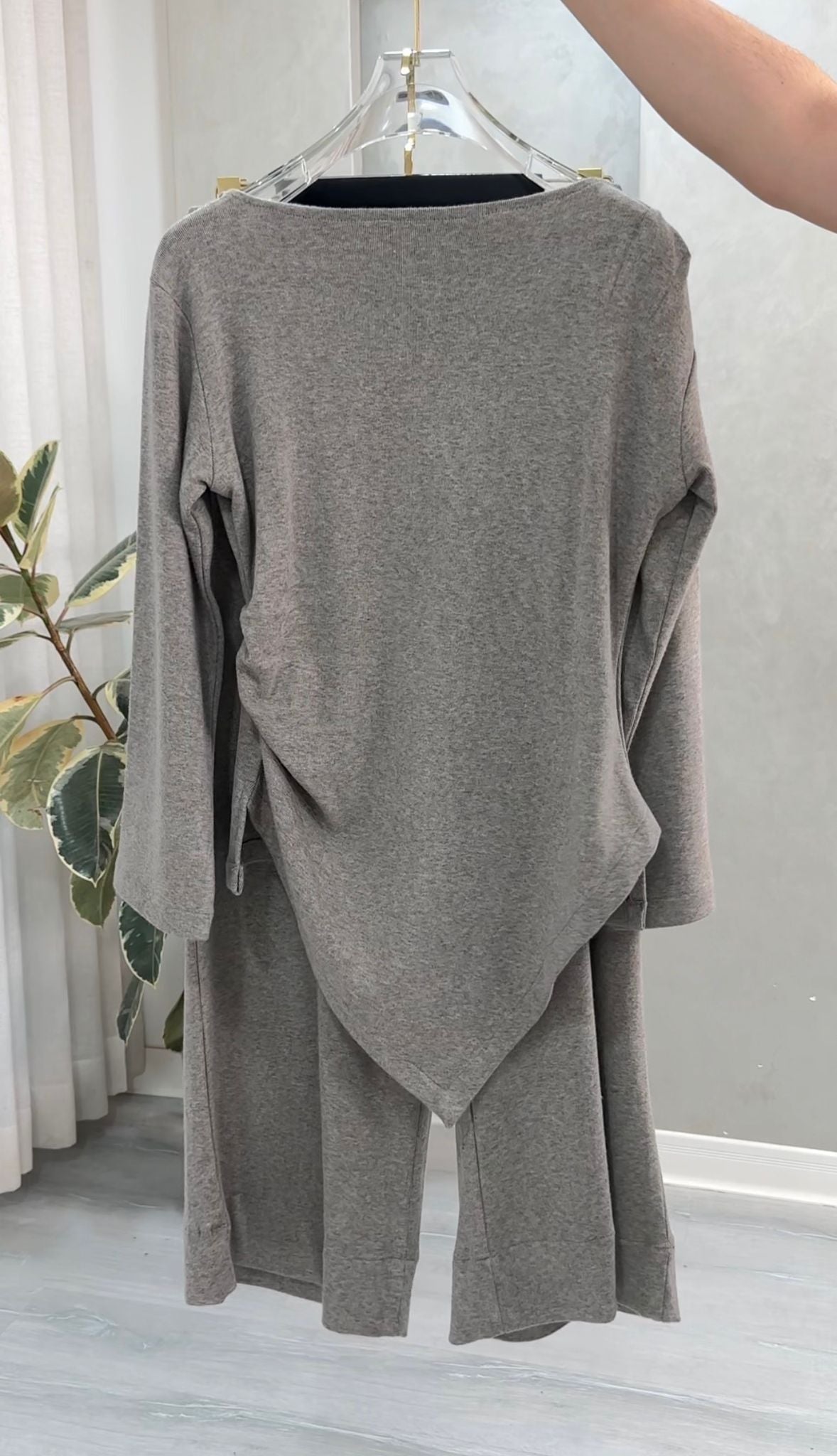 بدلة نسائي حواف غير متماثلة