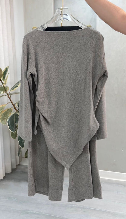 بدلة نسائي حواف غير متماثلة