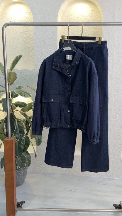 بدلة جينز كلاسيكية