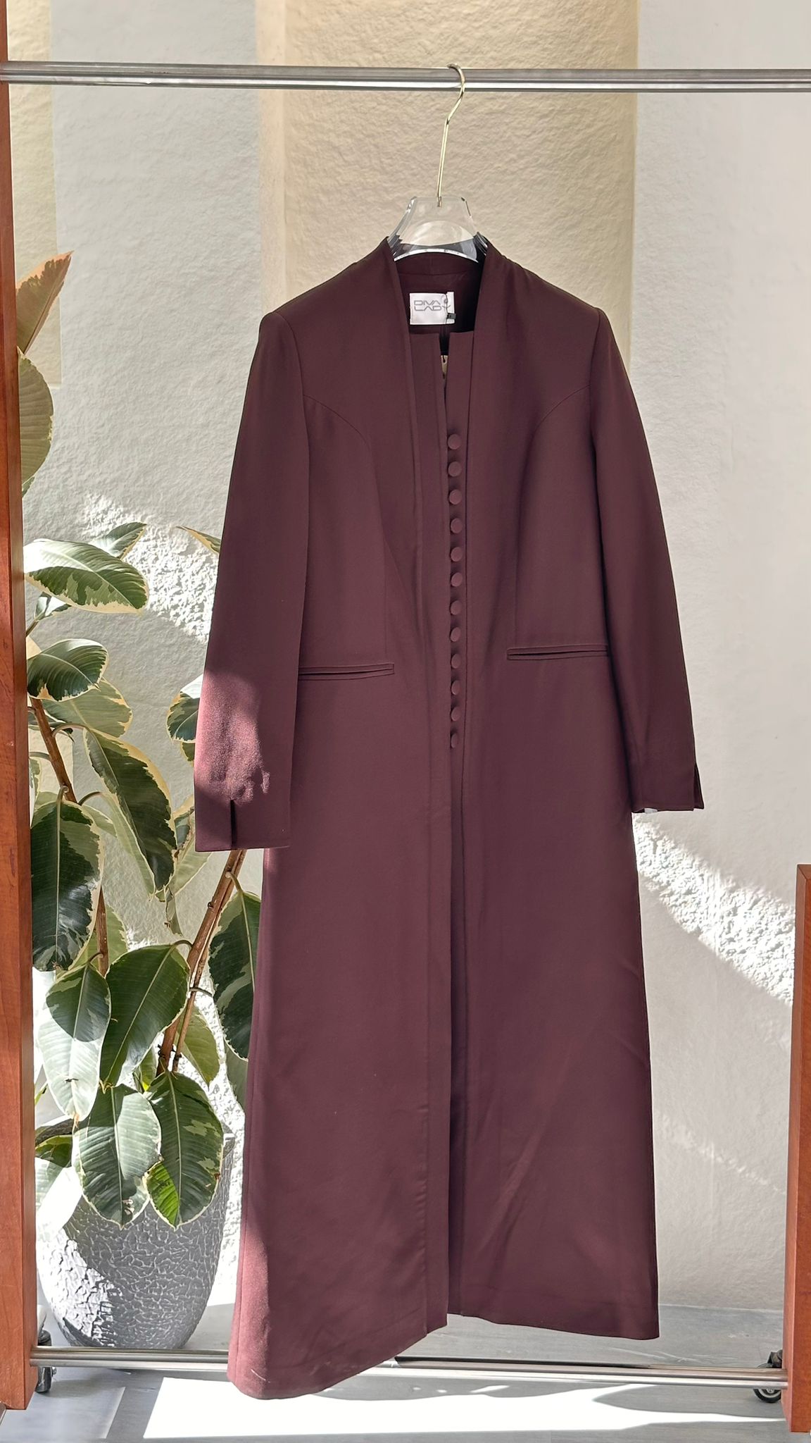 جاكيت طويل ازرار