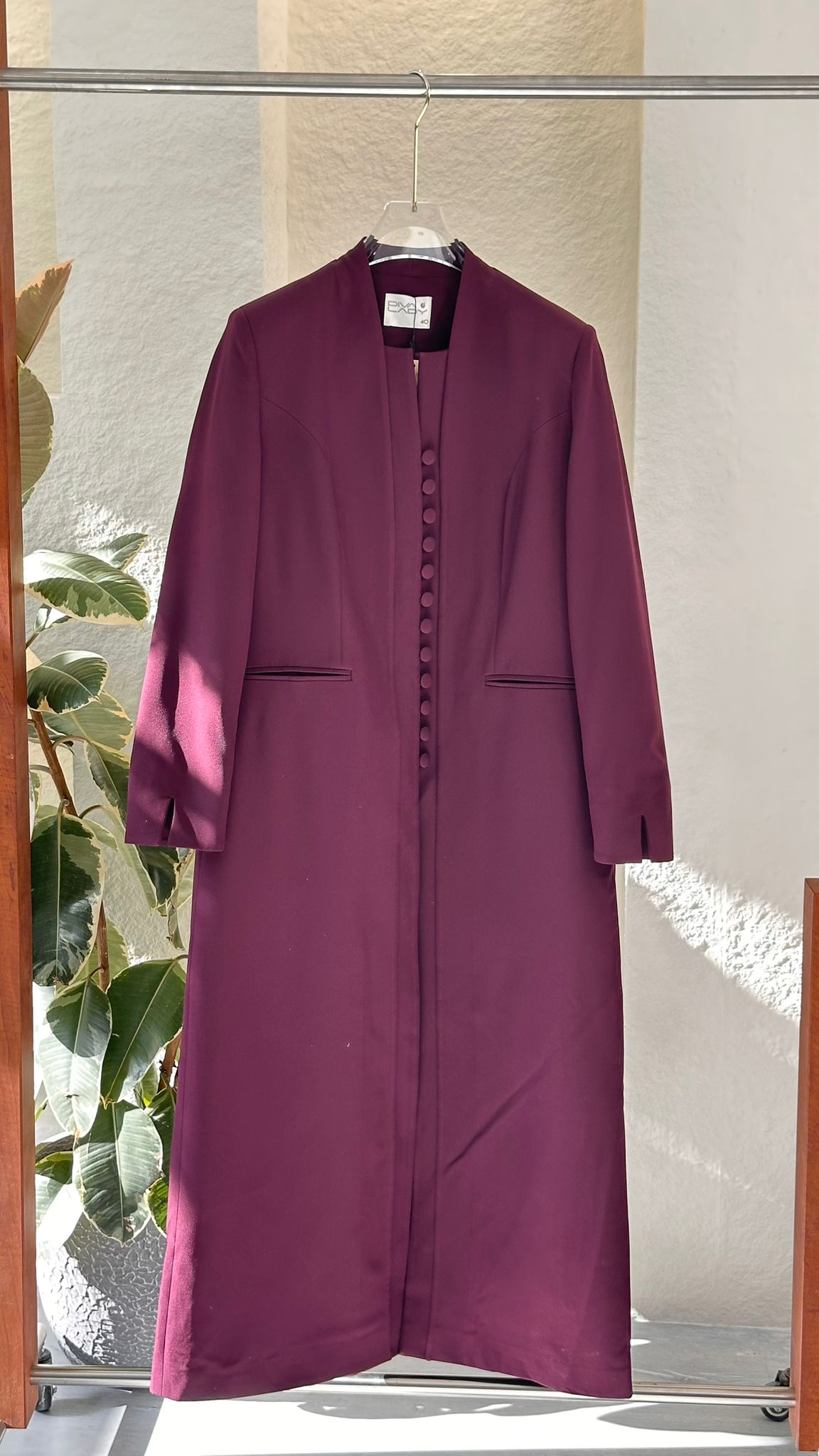 جاكيت طويل ازرار