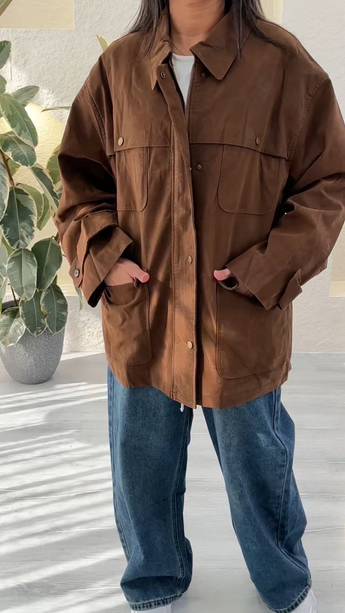 جاكيت نسائي شامواه عصري