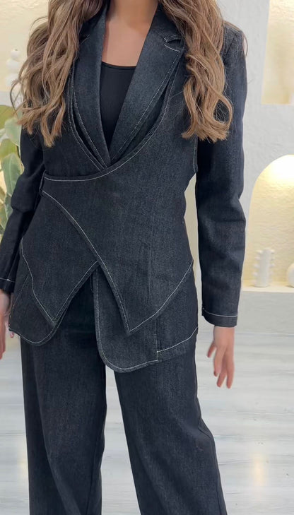 بدلة جينز نسائي