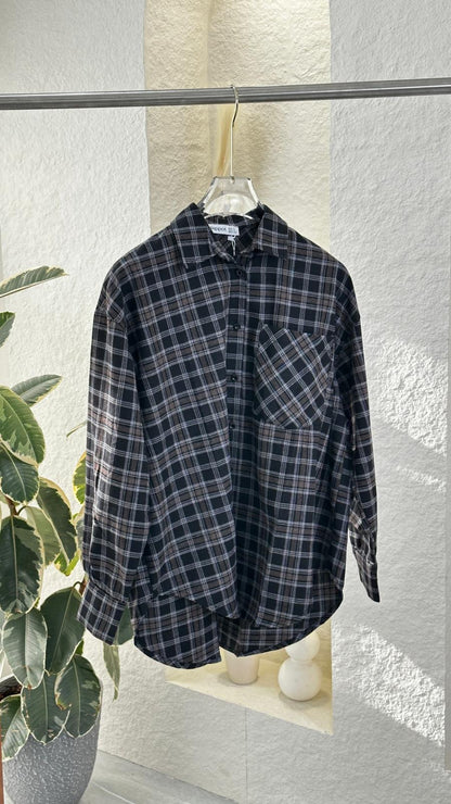 قميص كاروهات نسائي