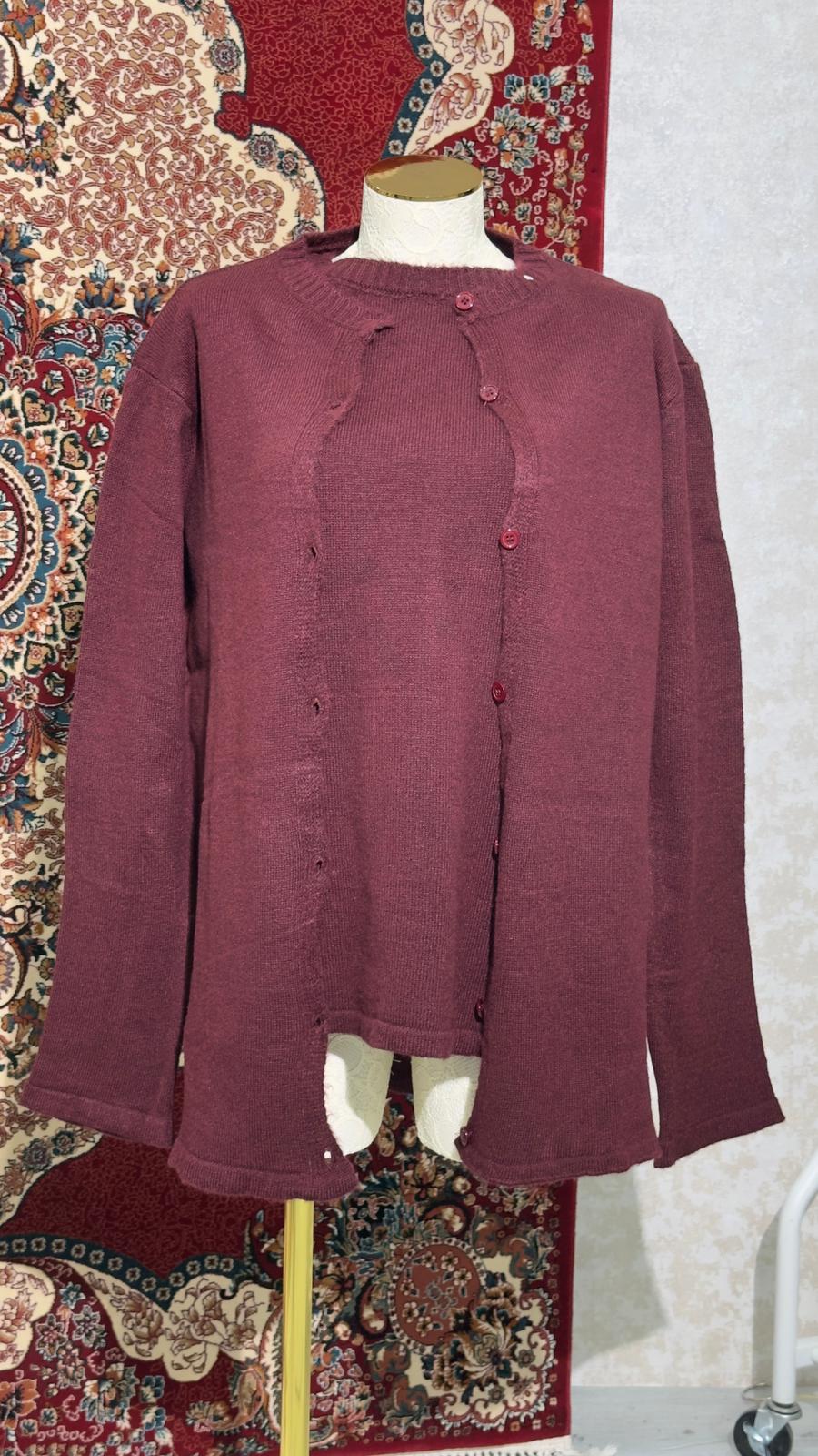 بلوزة مع جاكيت