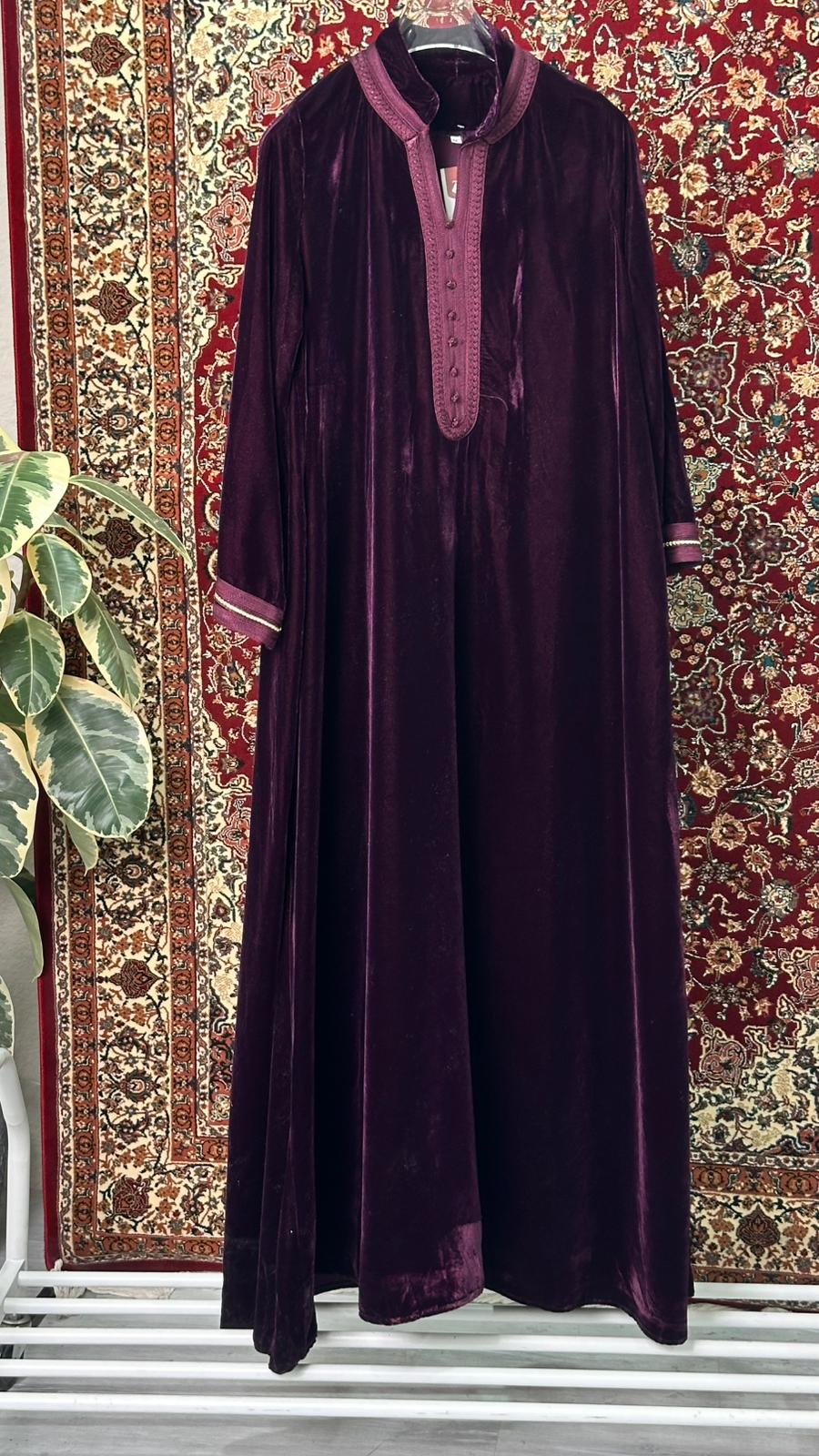 دراعة مخمل مغربي