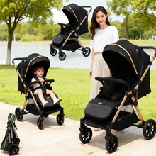 عربة أطفال بتصميم قوي